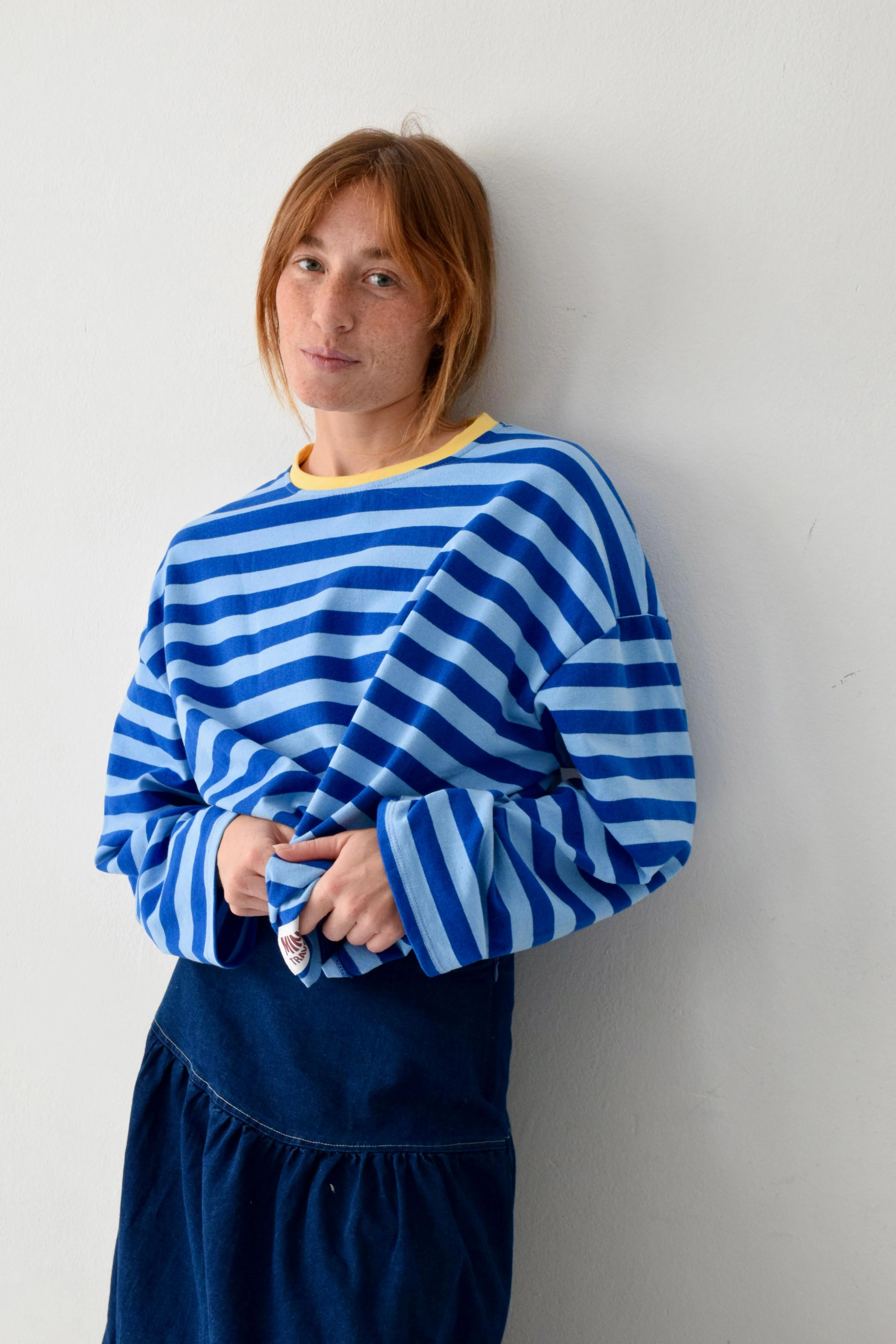 Camiseta Núria Azul y Amarillo - Image 5