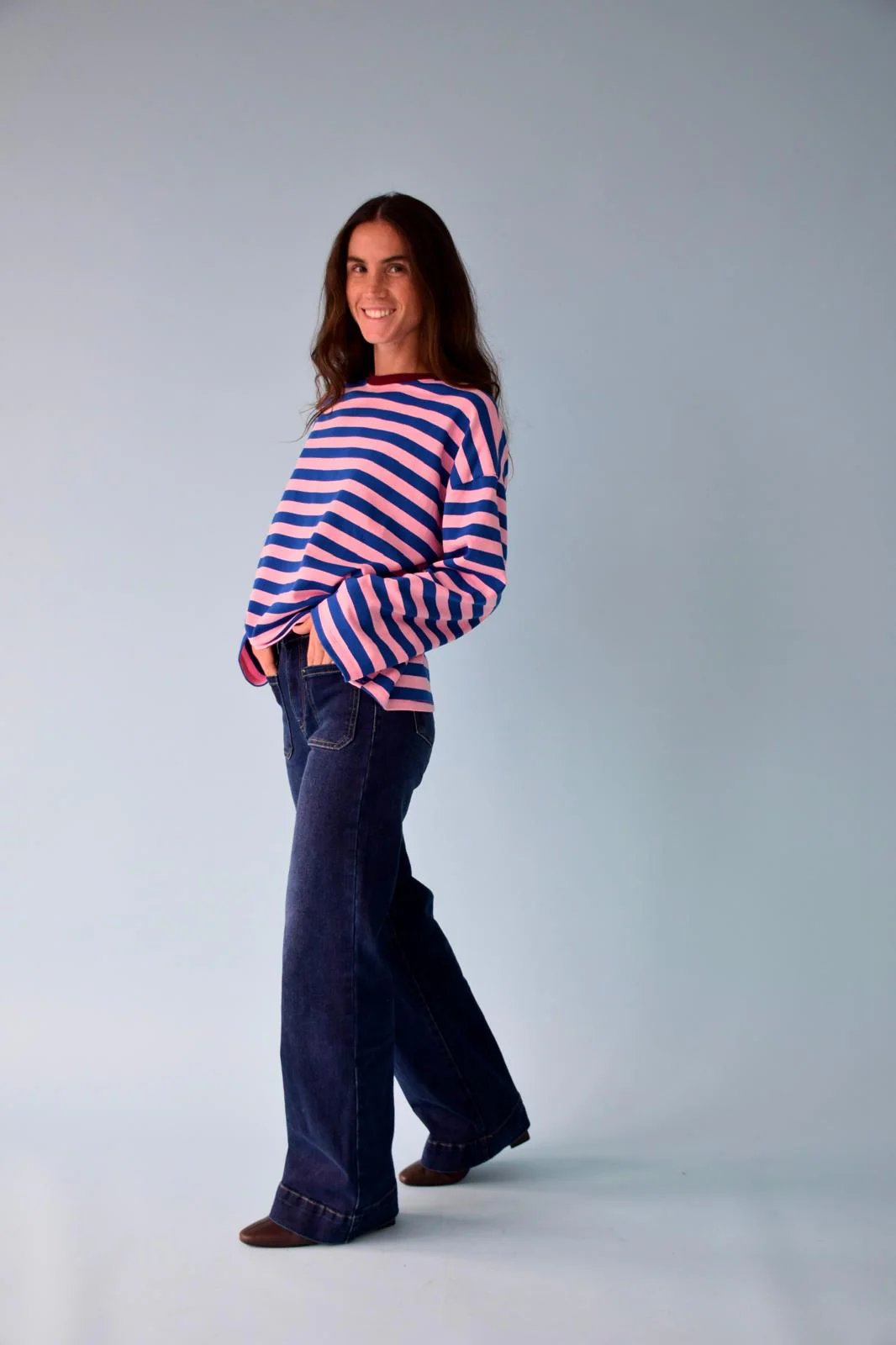 Camiseta Núria Azul y Rosa - Image 10