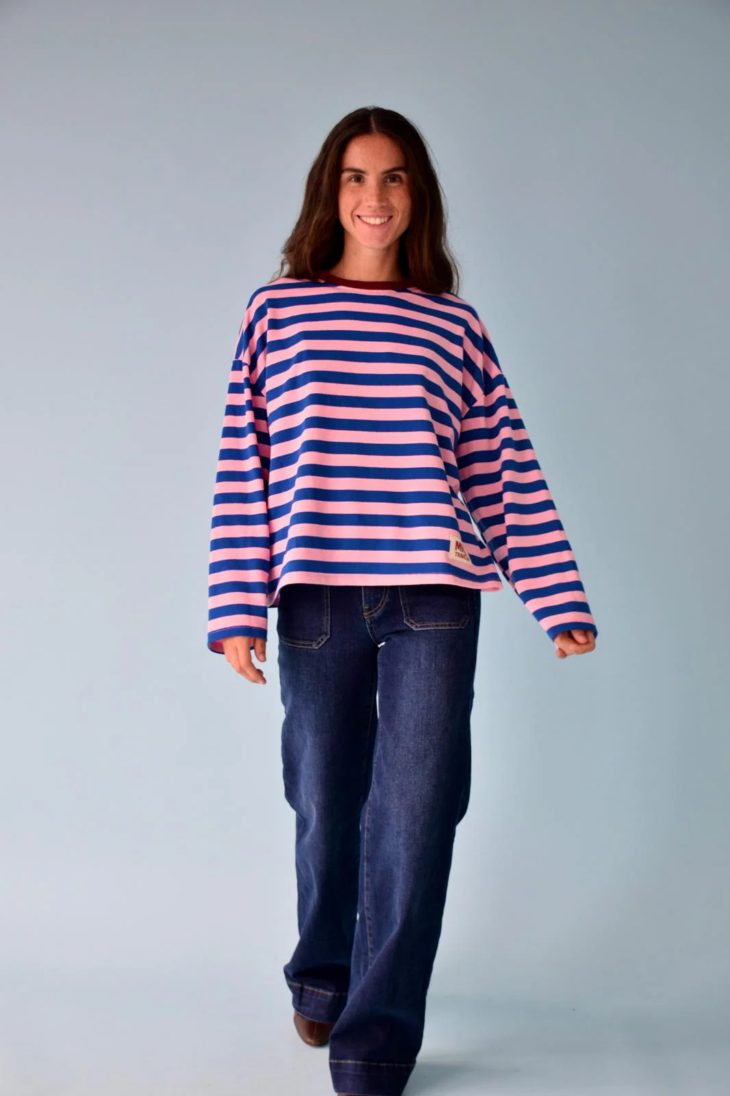 Camiseta Núria Azul y Rosa - Image 5