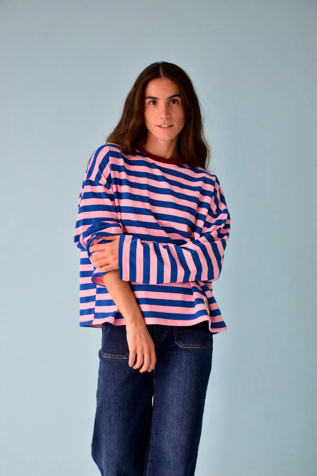 Camiseta Núria Azul y Rosa - Image 6