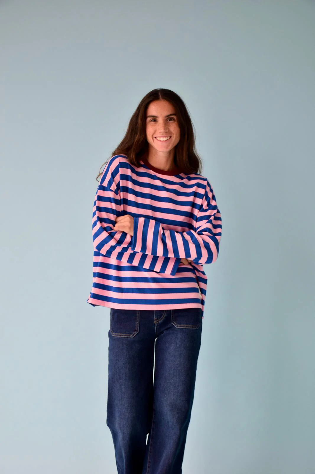 Camiseta Núria Azul y Rosa - Image 8