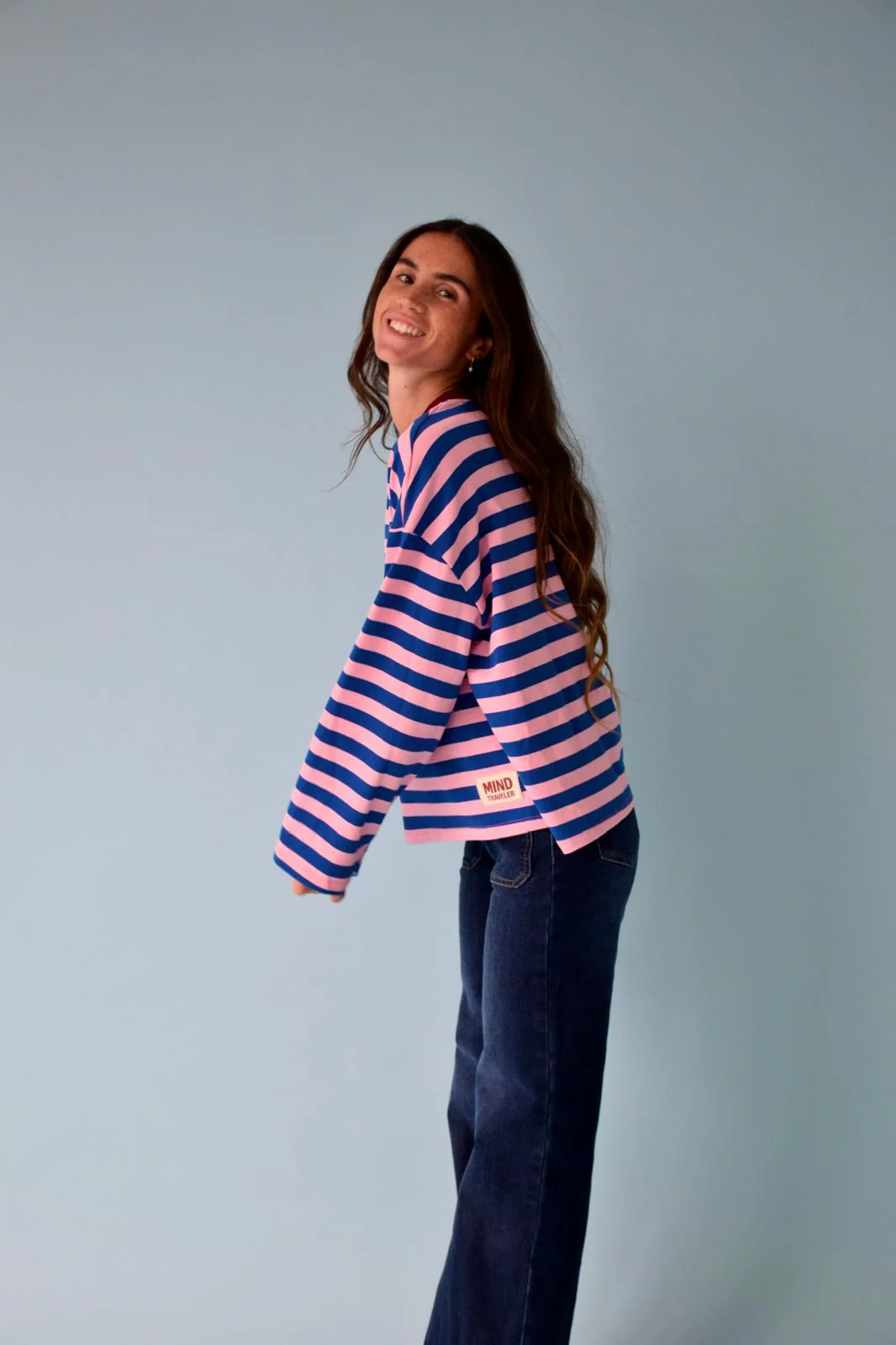 Camiseta Núria Azul y Rosa - Image 9