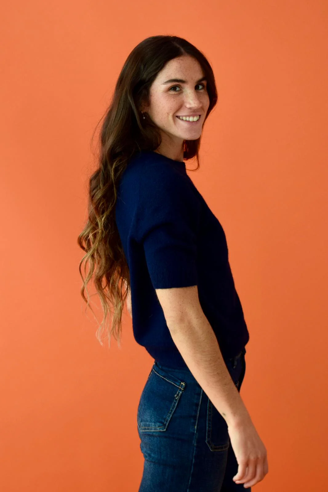 Camiseta Punto Azul Marino - Image 3