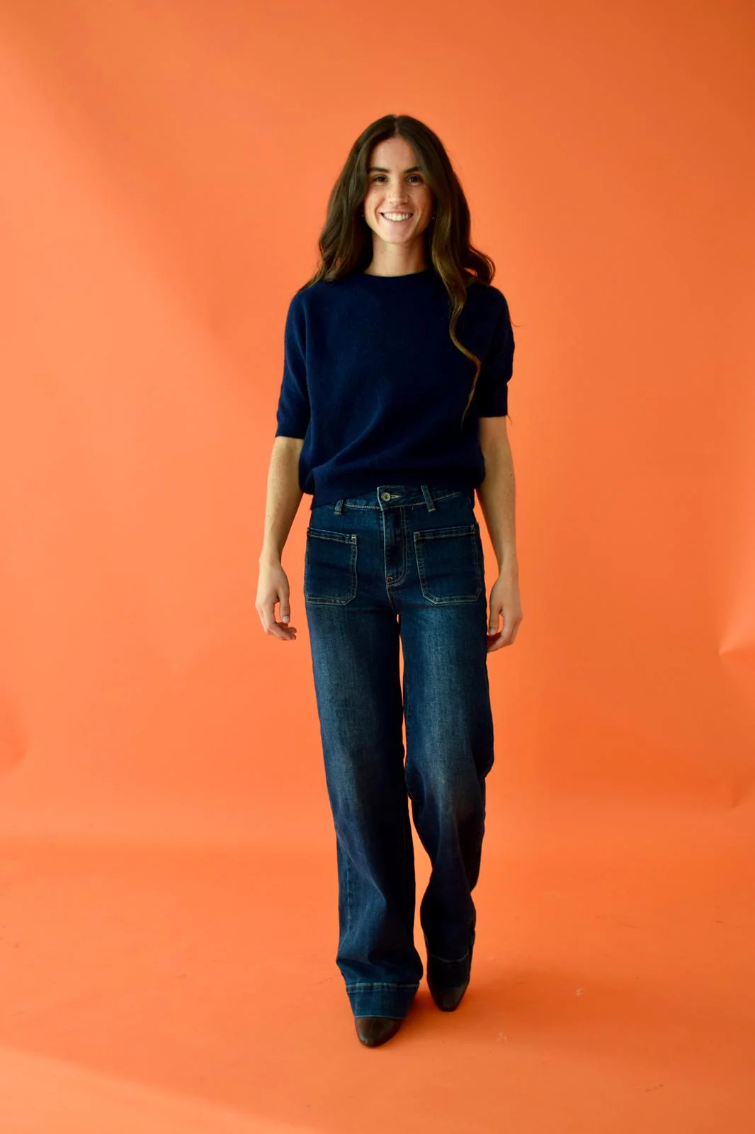 Camiseta Punto Azul Marino - Image 4