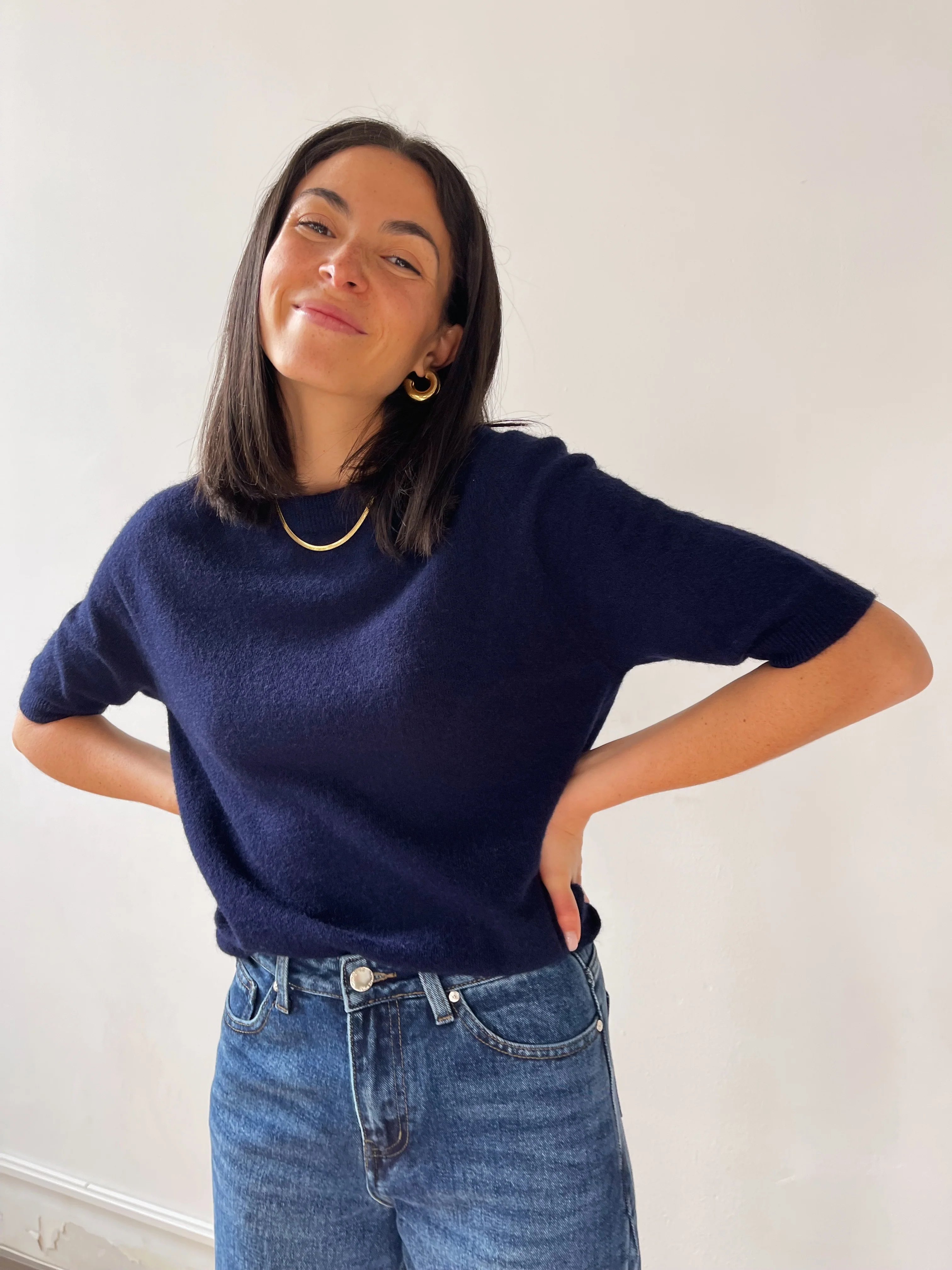 Camiseta Punto Azul Marino - Image 5