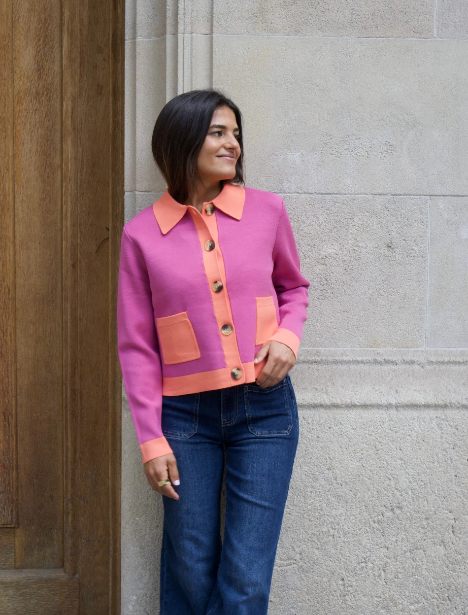 Cárdigan Dália Rosa - Image 4