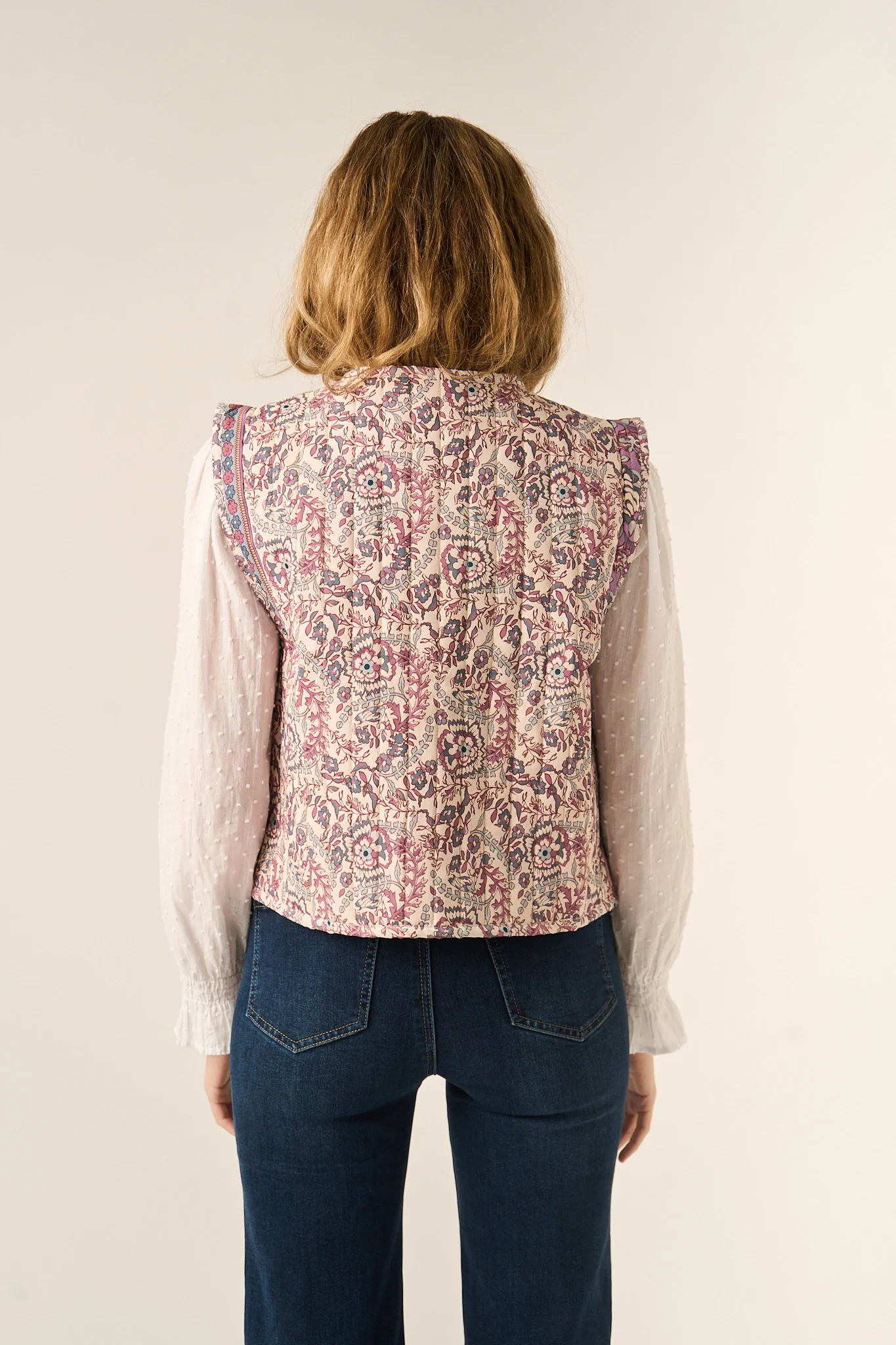 Chaleco Flores Rosa - Image 5