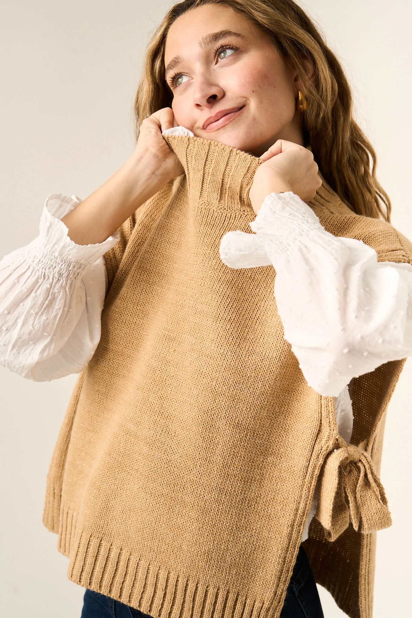 Chaleco Julieta Beige - Image 5