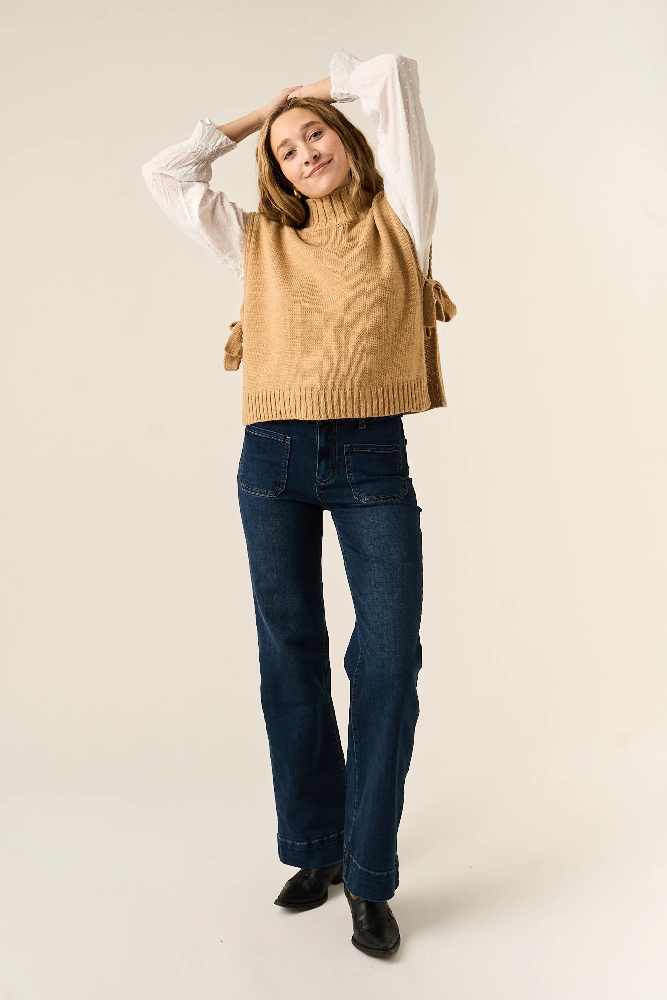 Chaleco Julieta Beige - Image 6