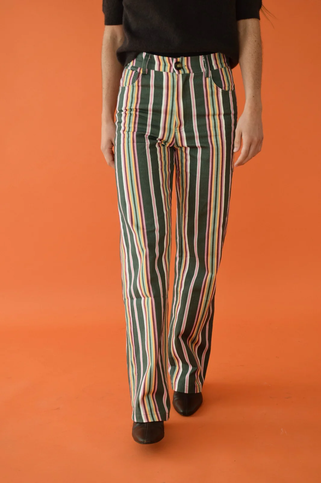 Jeans Inés Rayas Kaki - Image 4