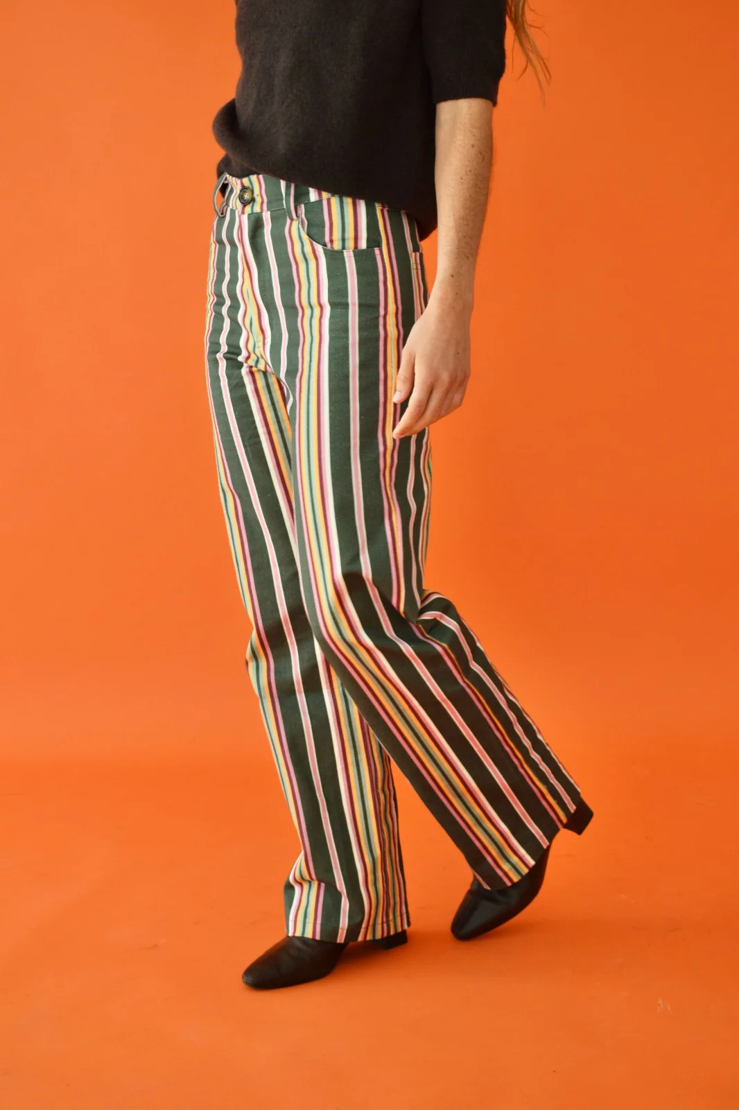 Jeans Inés Rayas Kaki - Image 6