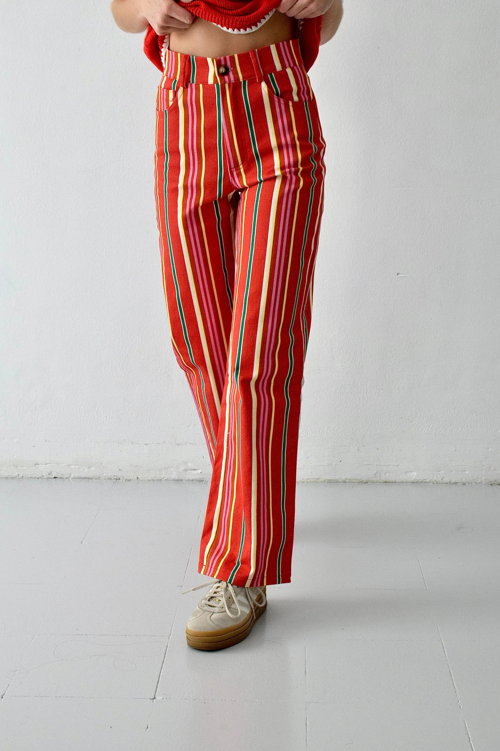 Jeans Inés Rayas Rojo - Image 3