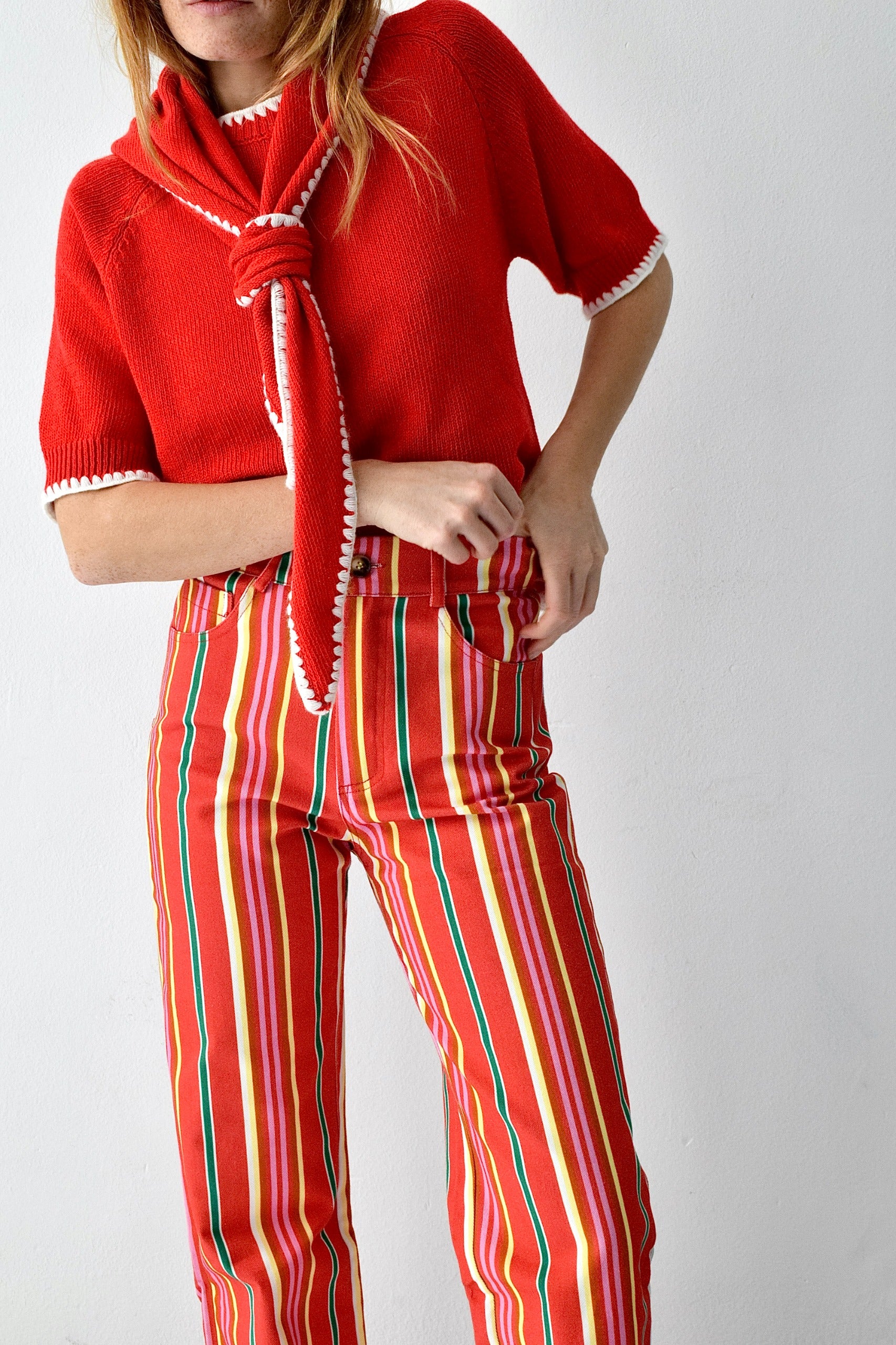 Jeans Inés Rayas Rojo - Image 4