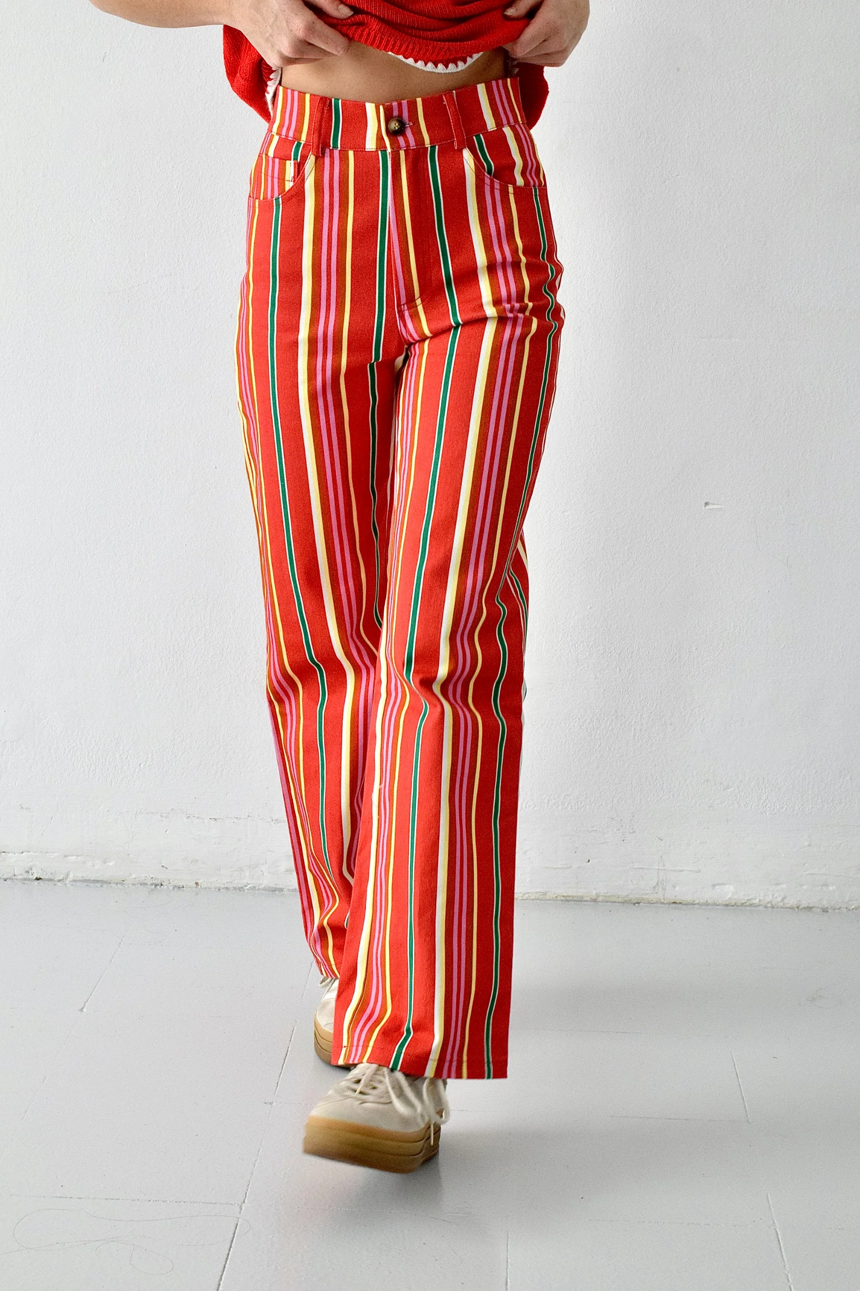 Jeans Inés Rayas Rojo - Image 6