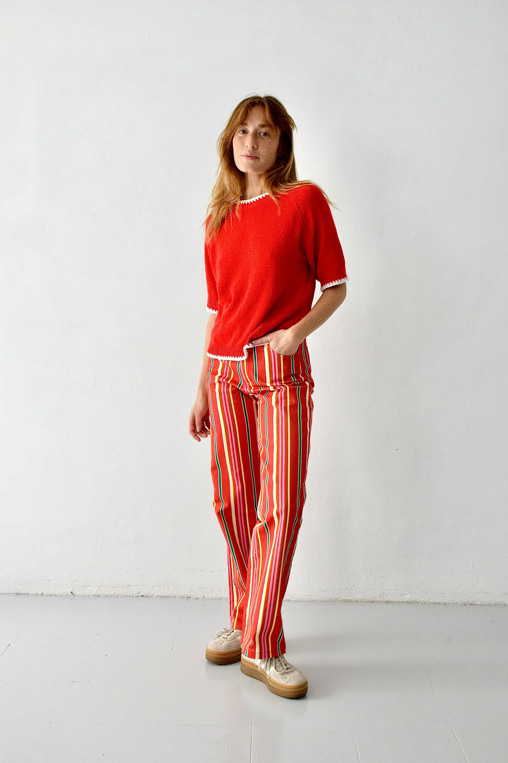 Jeans Inés Rayas Rojo - Image 7