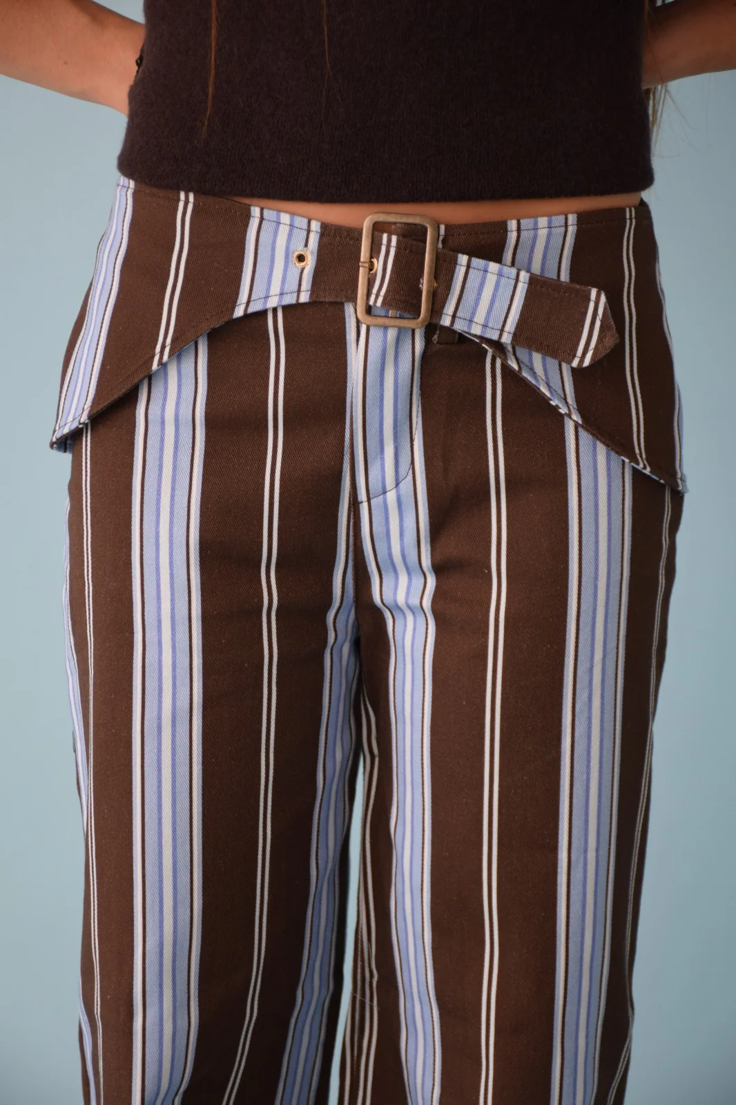 Jeans Tere Azul y Marrón - Image 3