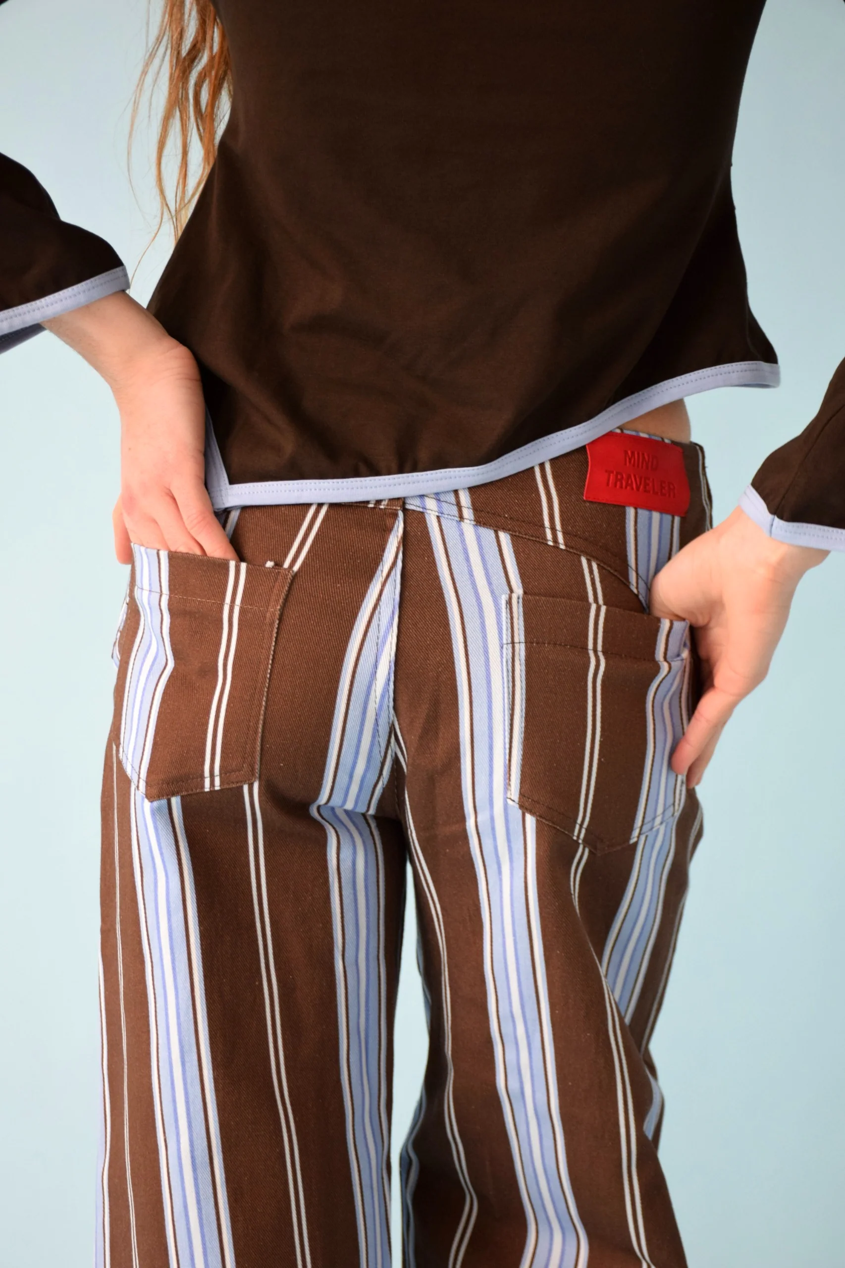 Jeans Tere Azul y Marrón - Image 4