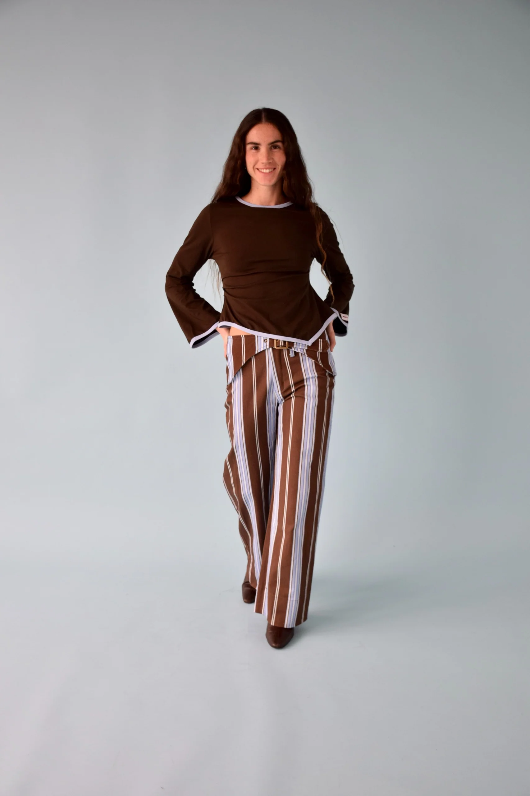 Jeans Tere Azul y Marrón - Image 5