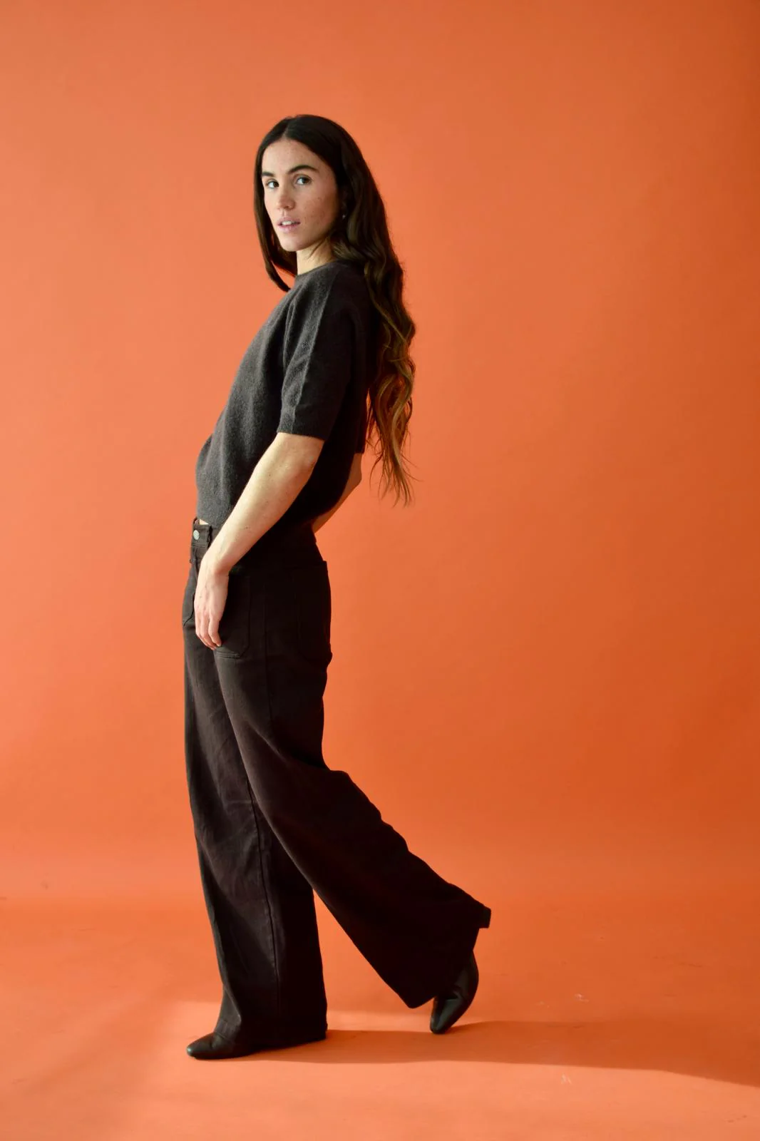 Jeans Valeria Marrón Chocolate - Image 3