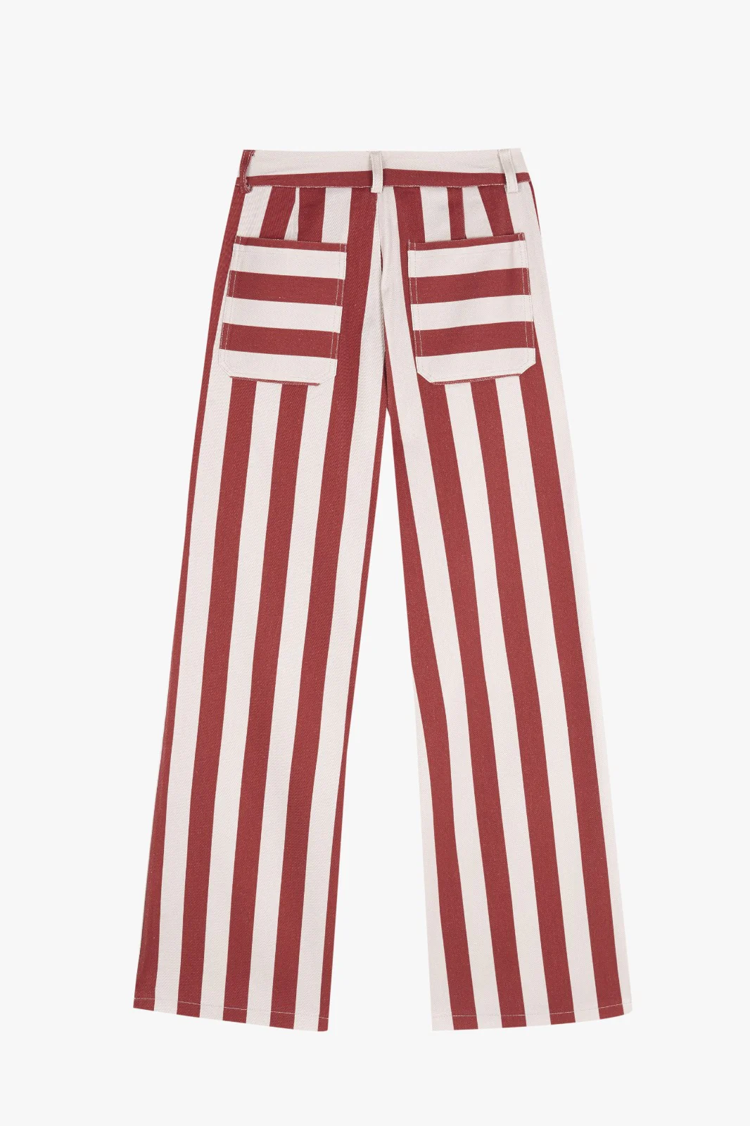 Jeans Valeria Rayas Burgundy - Image 3