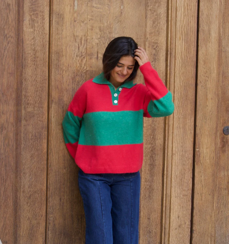 Jersey Paola Fucsia y Verde - Image 3