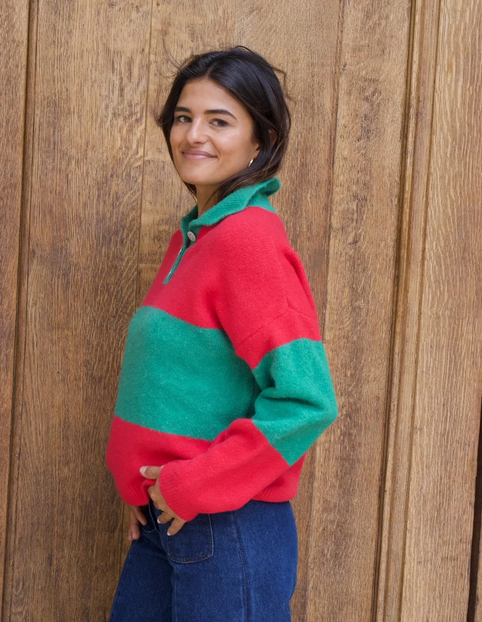 Jersey Paola Fucsia y Verde - Image 4