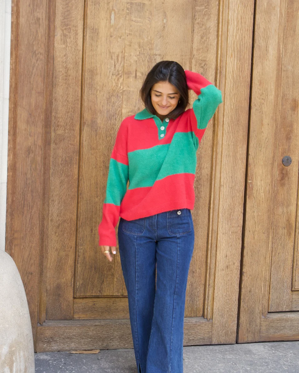 Jersey Paola Fucsia y Verde - Image 5