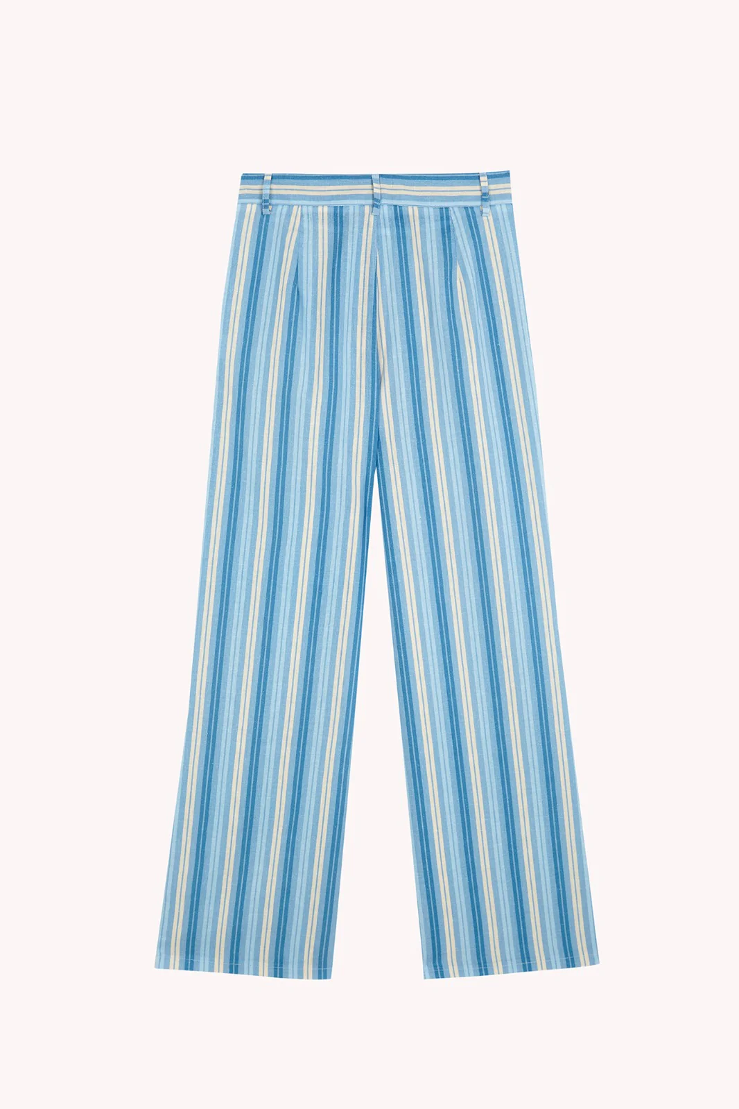 Pantalón Ana Azul Lino - Image 3