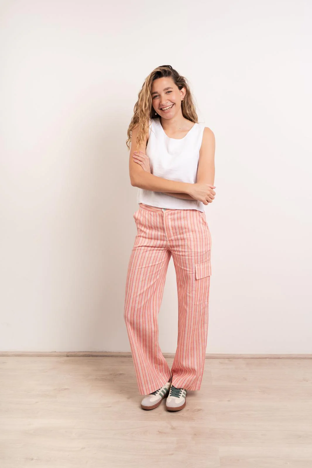 Pantalón Thais Rosa Lino - Image 4