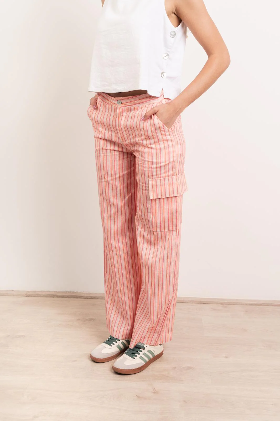 Pantalón Thais Rosa Lino - Image 5