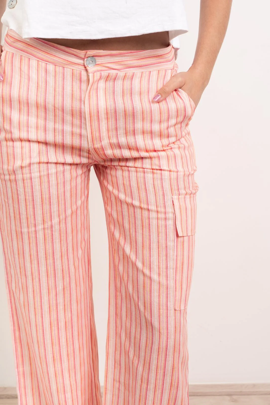 Pantalón Thais Rosa Lino - Image 7