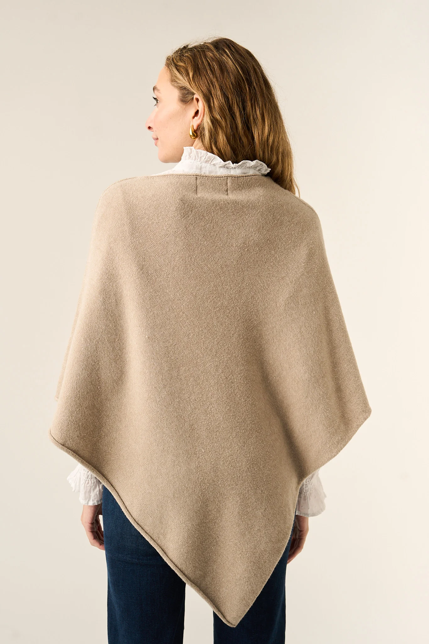 Poncho Lena Beige - Image 3