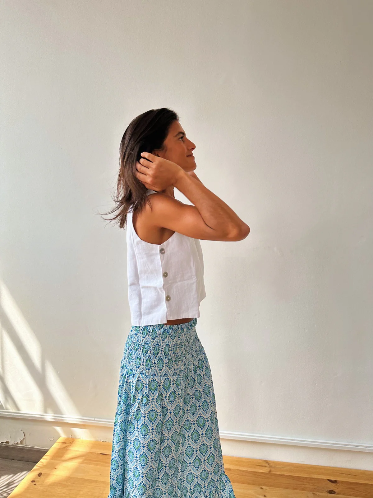 Top Claudia Blanco Lino - Image 4