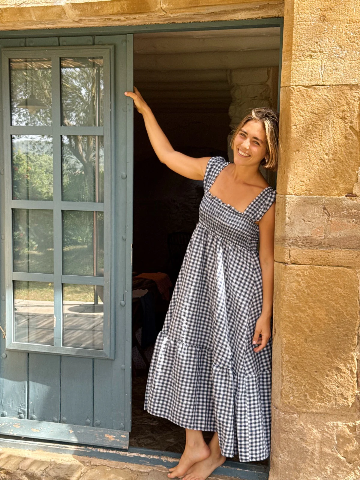 Vestido Amaia Vichy Marino - Image 3