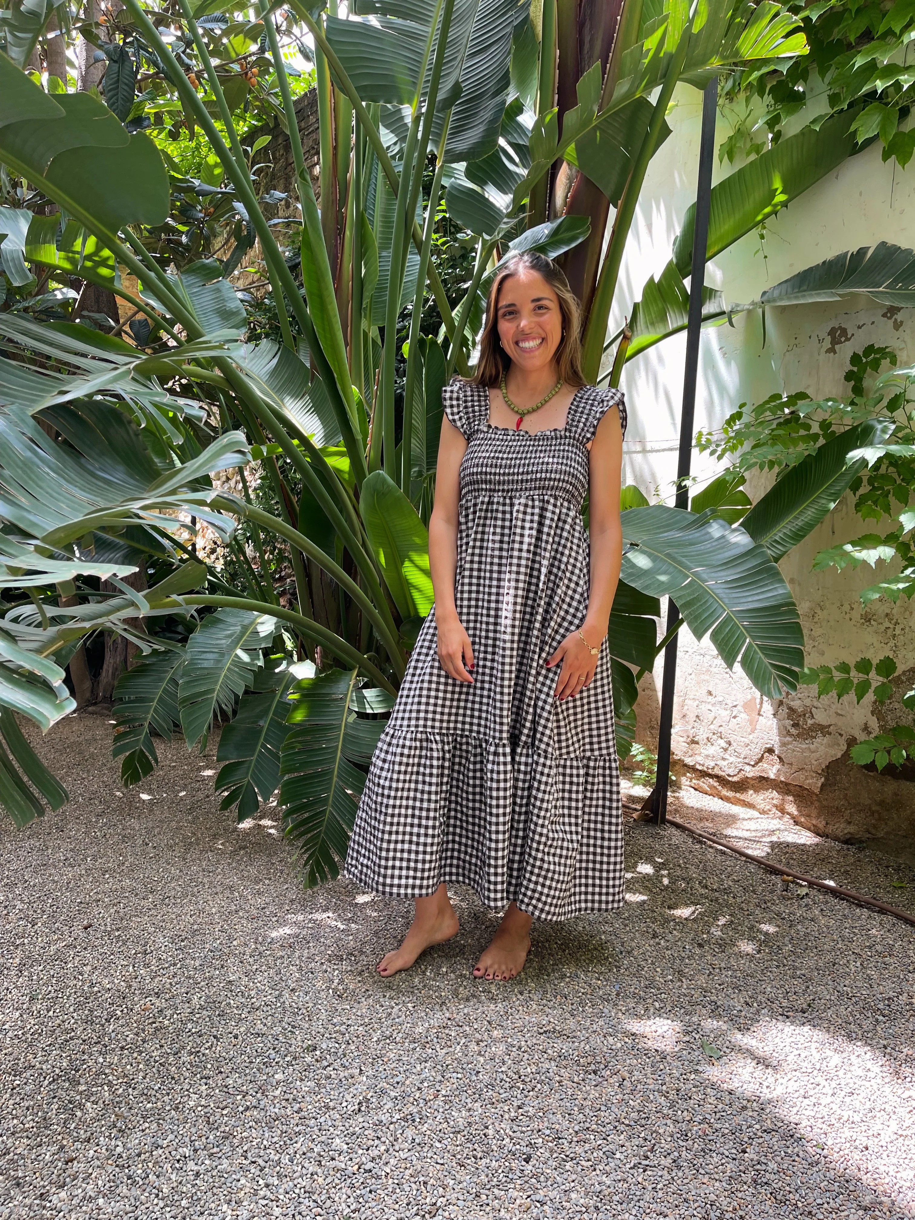 Vestido Amaia Vichy Marrón - Image 6