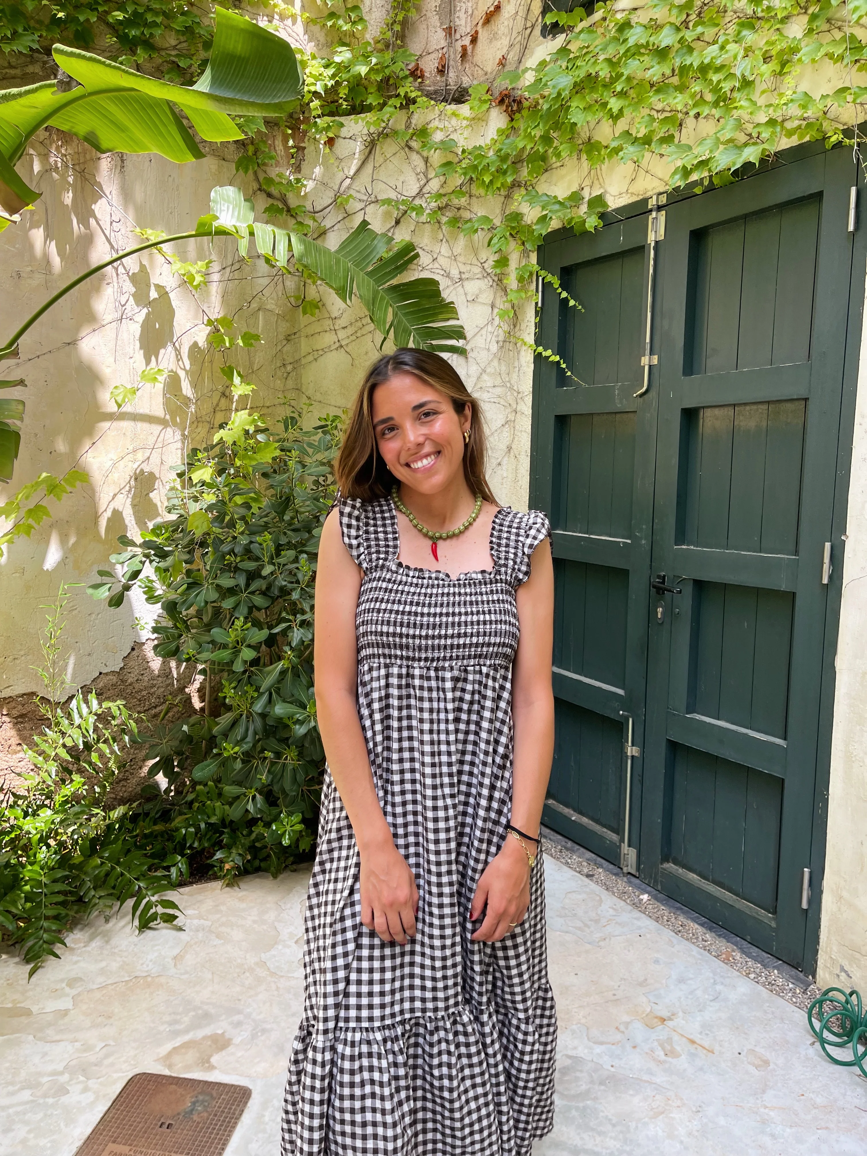 Vestido Amaia Vichy Marrón - Image 7