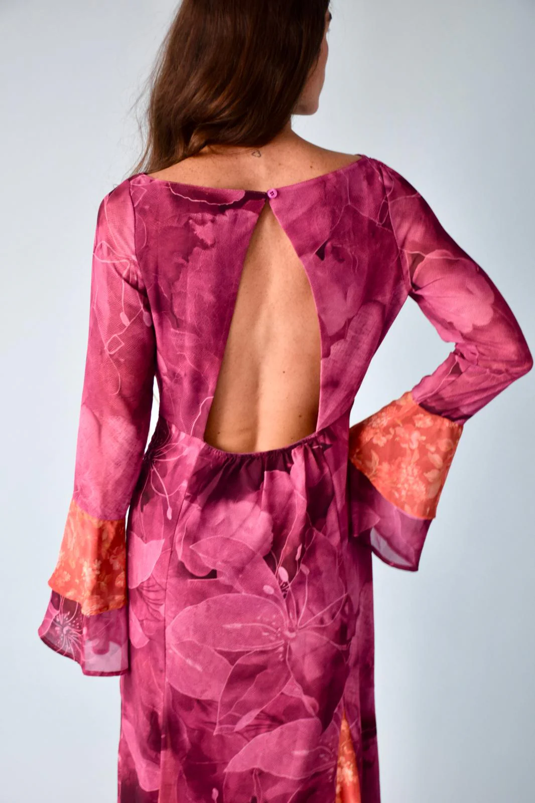 Vestido Camila Burgundy - Image 10