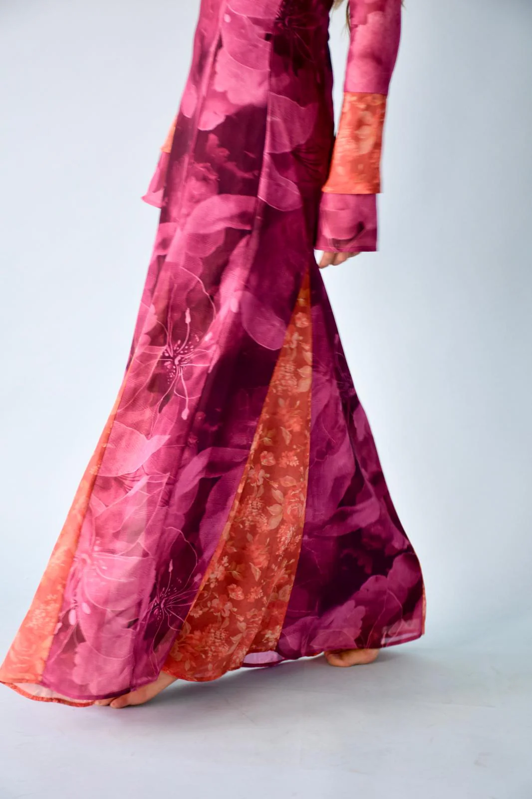 Vestido Camila Burgundy - Image 5