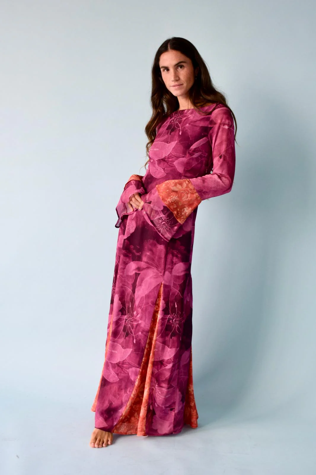 Vestido Camila Burgundy - Image 6